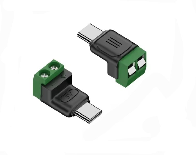 Synergy 21 LED zub Hohlstecker mit Schraubklemmen (USB-C-Stecker)