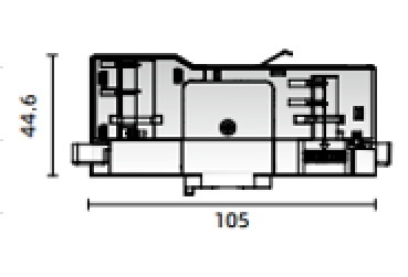 Powergear 8-WIRE ADAPTER TIEF, Weiß