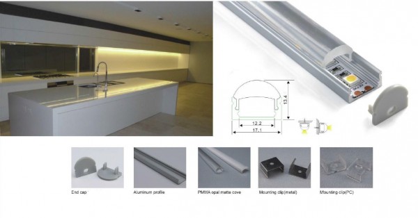 Synergy 21 LED U-Profil 200cm, ALU002-RL