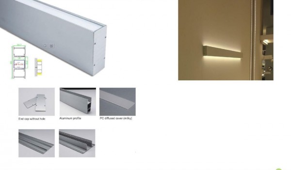 Synergy 21 LED U-Profil 200cm, ALU049