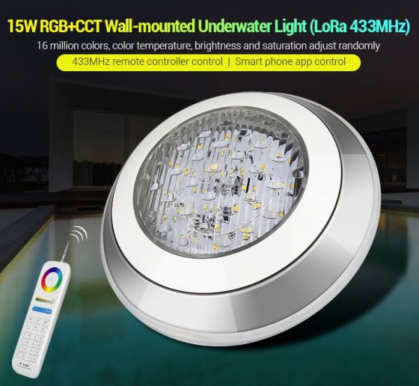 Synergy 21 LED LoRa (433MHZ) Poolleuchte 15W RGB-WW (RGB-CCT)*Milight/Miboxer*