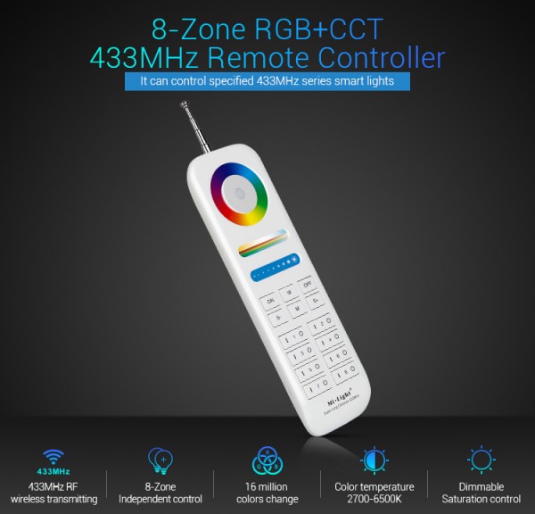 Synergy 21 LED LoRa (433MHZ) Fernbedienung*Milight/Miboxer*