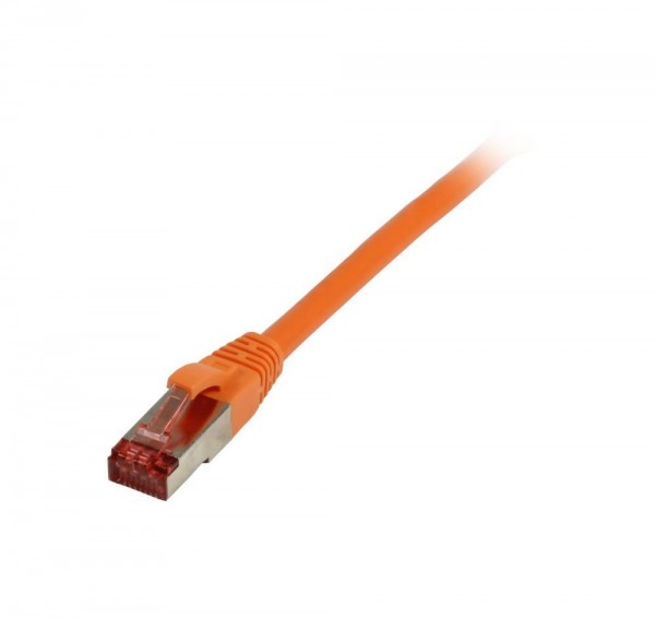 Patchkabel RJ45, CAT6 250Mhz,10m orange, S-STP(S/FTP),TPE/LSZH(Superflex), Synergy 21,