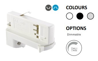 Powergear 3PH ADAPTER DALI 1, Schwarz