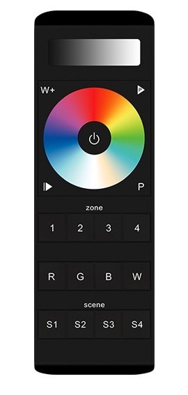 Synergy 21 LED Controller EOS 05 5-Kanal Handsender 4 Zonen RGB-WW (RGB-CCT)