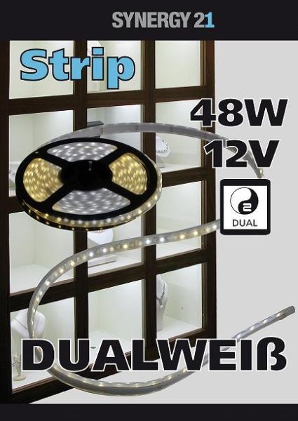 Synergy 21 LED Flex Strip 120 DW (CCT) DC12V 48W pro Farbe IP20