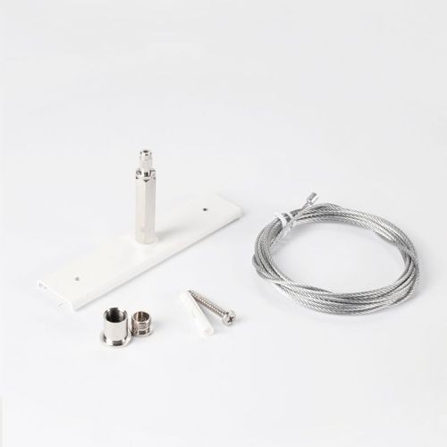 Powergear Mini 1PH 1 VERSTÄRKUNG FÜR DIE DECKENMONTAGE MIT Seil, Weiß, 3 meter