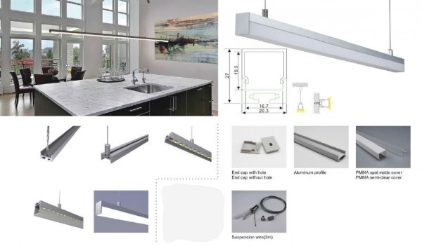 Synergy 21 LED U-Profil 200cm, ALU028