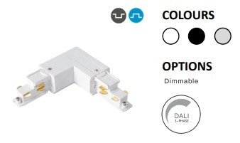 Powergear 3PH L EINSPEISER DALI 3, LINKS, Weiß