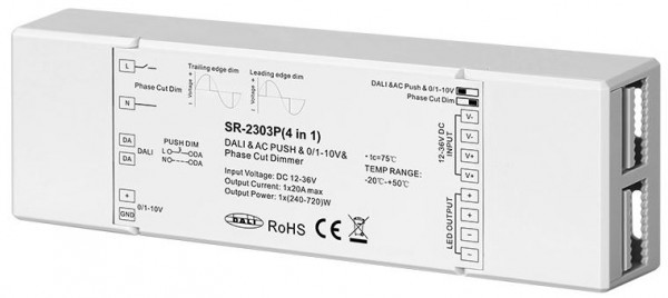 Synergy 21 LED Controller EOS 07 DALI PWM Dimmer 1 Kanal