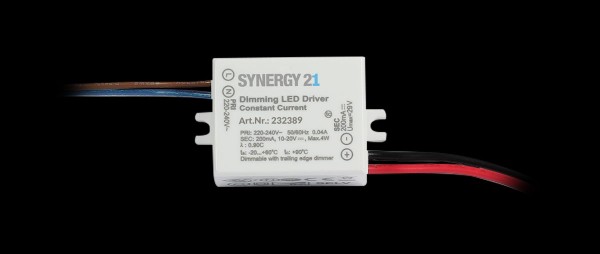 Synergy 21 LED Deckeneinbauspot Helios Netzteil TRIAC dimmbar