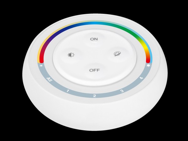 Synergy 21 LED Fernbedienung Rainbow remote (w) RGB-WW (RGB-CCT) 4Zonen*Milight/Miboxer*